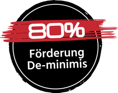 80 % Förderung De-minimis